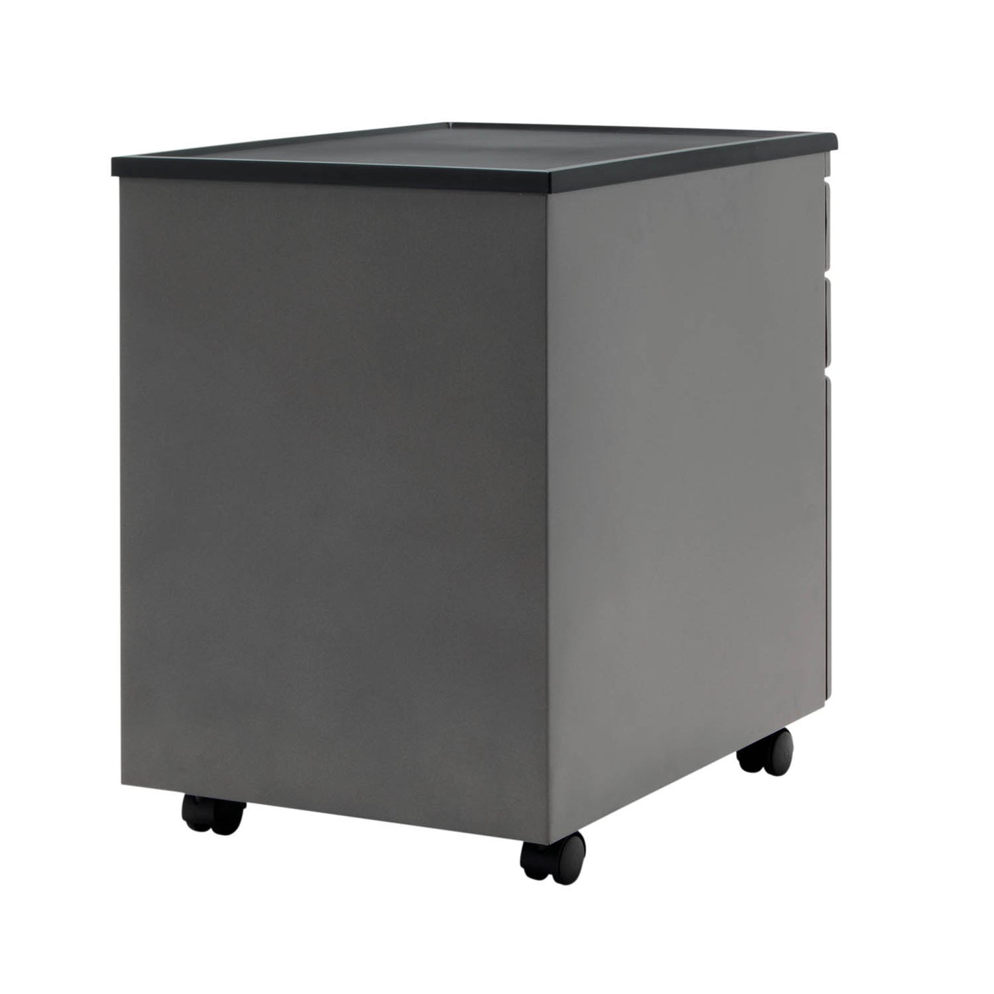 Metal Mobile File Cabinet with 3-Locking Drawers