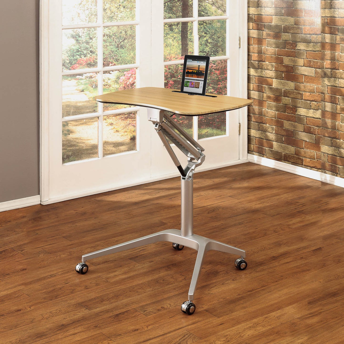 Ridge Height-Adjustable Laptop Table with iPad / Tablet Stand