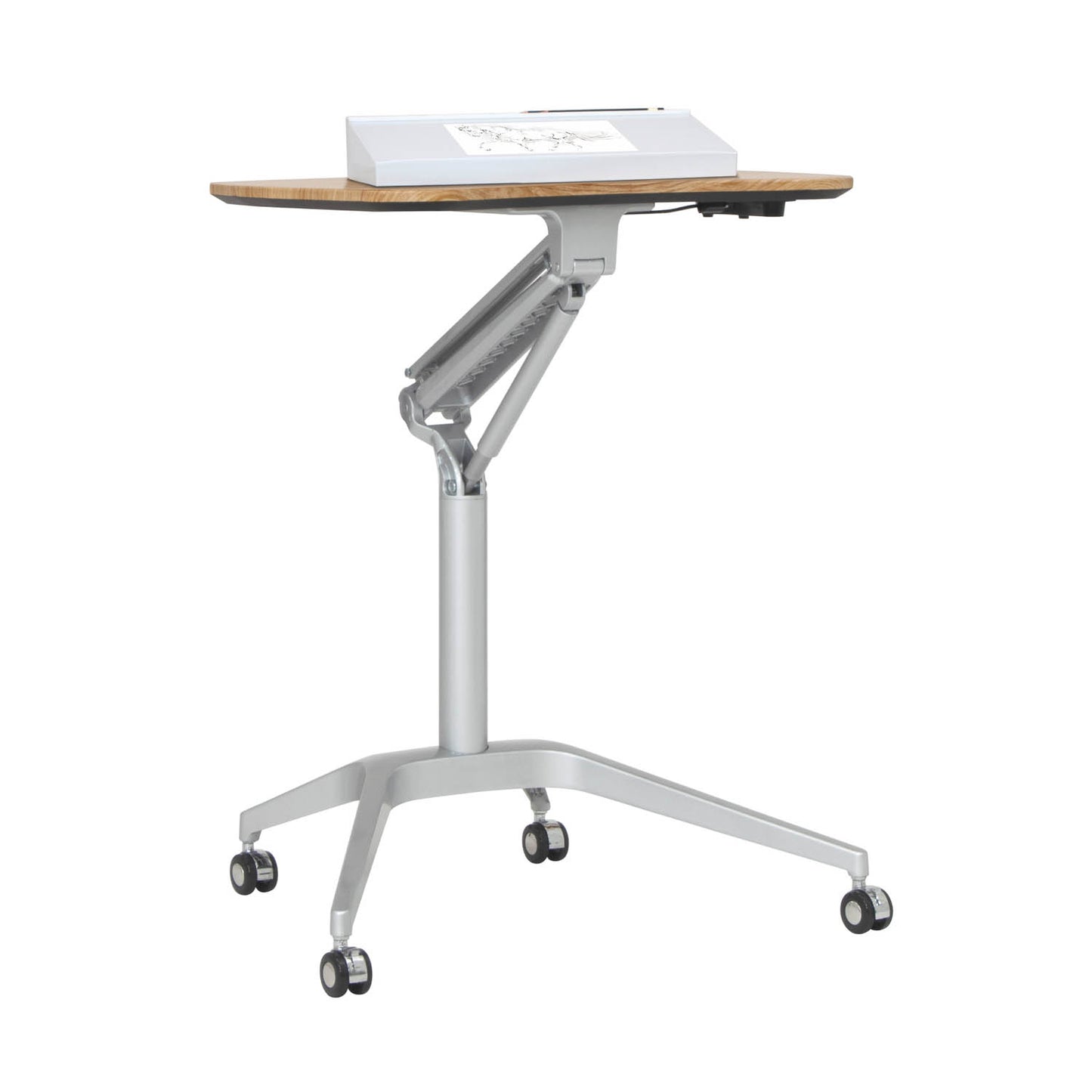 Ridge Height-Adjustable Laptop Table with iPad / Tablet Stand